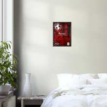 Load image into Gallery viewer, 'Trouble With A Plan' Red Premium Matte Paper Metal Framed Poster