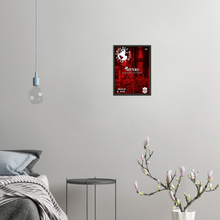 Load image into Gallery viewer, 'Trouble With A Plan' Red Premium Matte Paper Metal Framed Poster