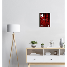 Load image into Gallery viewer, 'Trouble With A Plan' Red Premium Matte Paper Metal Framed Poster