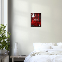 Load image into Gallery viewer, &#39;Trouble With A Plan&#39; Red Premium Matte Paper Metal Framed Poster
