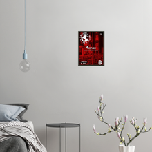 Load image into Gallery viewer, &#39;Trouble With A Plan&#39; Red Premium Matte Paper Metal Framed Poster
