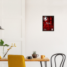 Load image into Gallery viewer, &#39;Trouble With A Plan&#39; Red Premium Matte Paper Metal Framed Poster
