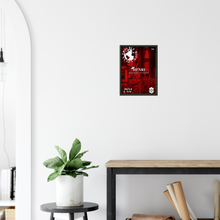 Load image into Gallery viewer, &#39;Trouble With A Plan&#39; Red Premium Matte Paper Metal Framed Poster
