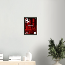 Load image into Gallery viewer, &#39;Trouble With A Plan&#39; Red Premium Matte Paper Metal Framed Poster
